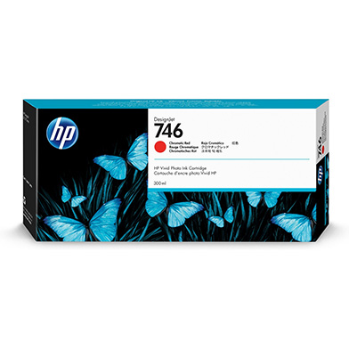 HP 746 Original Chromatic Red Ink Cartridge (300ml)
